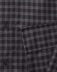 Belstaff - Black & Tornado Grey Brushed Cotton Scale Shirt L/S SHIRTS Belstaff