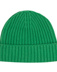 Robert Old - Fisherman Knit 8ply Cashmere Hat - Grasshopper CAPS & HATS Robert Old