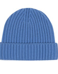 Robert Old - Fisherman Knit 8ply Cashmere Hat - Isfahan Blue CAPS & HATS Robert Old