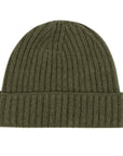 Robert Old - Fisherman Knit 8ply Cashmere Hat - Loden Mix CAPS & HATS Robert Old