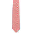 Robert Old - Red & White Circle Print Seven Fold 100% Silk Tie TIES/CRAVATS Robert Old