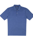 Robert Old - Navy 100% Cotton Fine-Stripe Polo S/S POLOS Robert Old