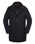 Moorer - Dark Blue ‘Calegari’ Down-Filled Padded Coat OVERCOATS MooRER