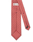 Robert Old - Red & White Floral Print 100% Silk Tie TIES/CRAVATS Robert Old