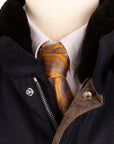 Robert Old - Navy Loro Piana Storm System Wool & Cashmere Overcoat OVERCOATS Robert Old