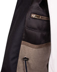 Robert Old - Navy Loro Piana Storm System Wool & Cashmere Overcoat OVERCOATS Robert Old
