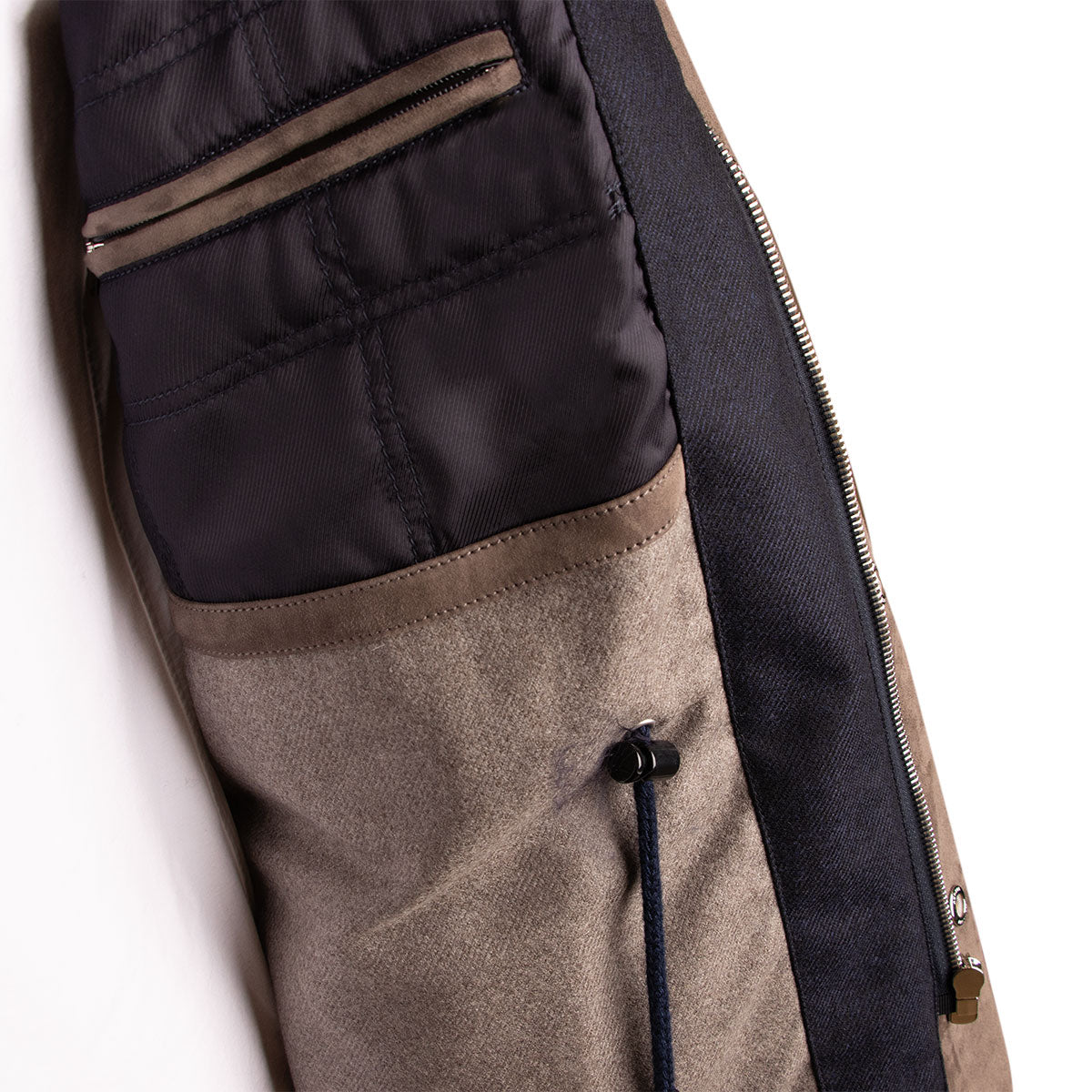 Robert Old - Navy Loro Piana Storm System Wool & Cashmere Overcoat OVERCOATS Robert Old