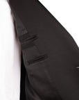 Robert Old - Black Loro Piana Super 130's Wool Tuxedo Suit SUITS Robert Old