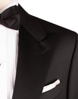 Robert Old - Black Loro Piana Super 130's Wool Tuxedo Suit SUITS Robert Old