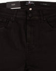 7 For All Mankind - Black Slimmy Slim Straight Jeans JEANS 7 For All Mankind