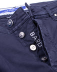Jacob Cohen - Navy ‘Bard’ Stretch Slim Fit Chinos JEANS Jacob Cohen