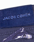 Jacob Cohen - Navy ‘Bard’ Stretch Slim Fit Chinos JEANS Jacob Cohen