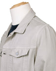 Richard J Brown - Beige 100% Cotton Twill Denim Jacket BLOUSONS Richard J Brown