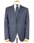 Belvest - Blue Check “Natural Soft” Pure Wool Suit SUITS Belvest
