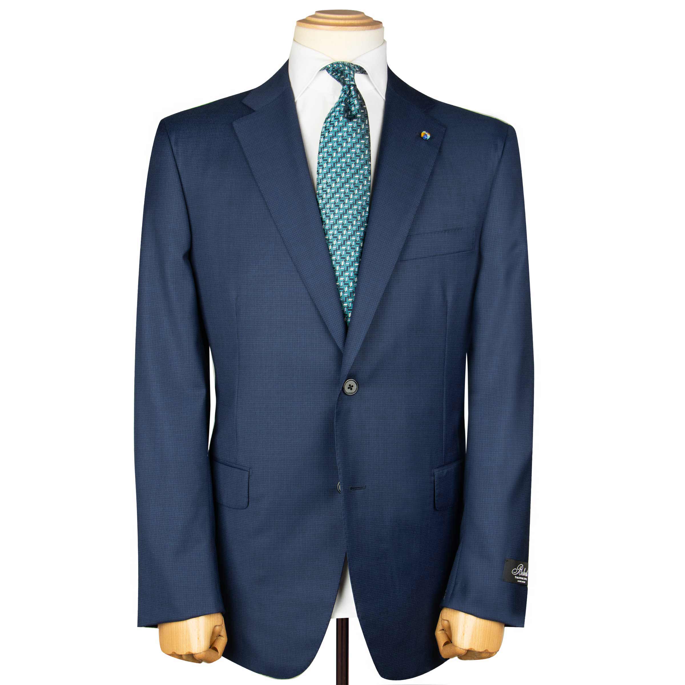 Belvest - Navy Pure Wool “CEO” Handcrafted Suit SUITS Belvest