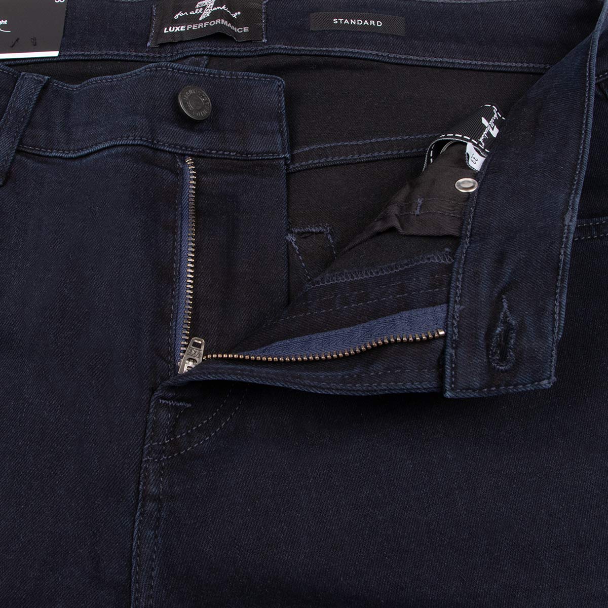 For All Mankind Dark Blue Standard Straight Luxe Performance