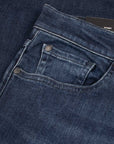 7 For All Mankind - Dark Blue Standard Straight Luxe Performance Jeans JEANS 7 For All Mankind