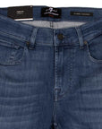 7 For All Mankind - Mid Blue Slimmy Tapered Luxe Performance Plus Jeans JEANS 7 For All Mankind