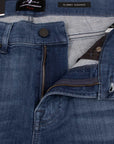 7 For All Mankind - Mid Blue Slimmy Tapered Luxe Performance Plus Jeans JEANS 7 For All Mankind