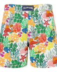 Vilebrequin - Multi Colour Coral Moorea Swim Shorts SWIMWEAR Vilebrequin