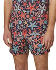 Vilebrequin - Navy ‘Holistarfish’ Moorise Swim Trunks SWIMWEAR Vilebrequin