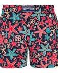 Vilebrequin - Navy ‘Holistarfish’ Moorise Swim Trunks SWIMWEAR Vilebrequin