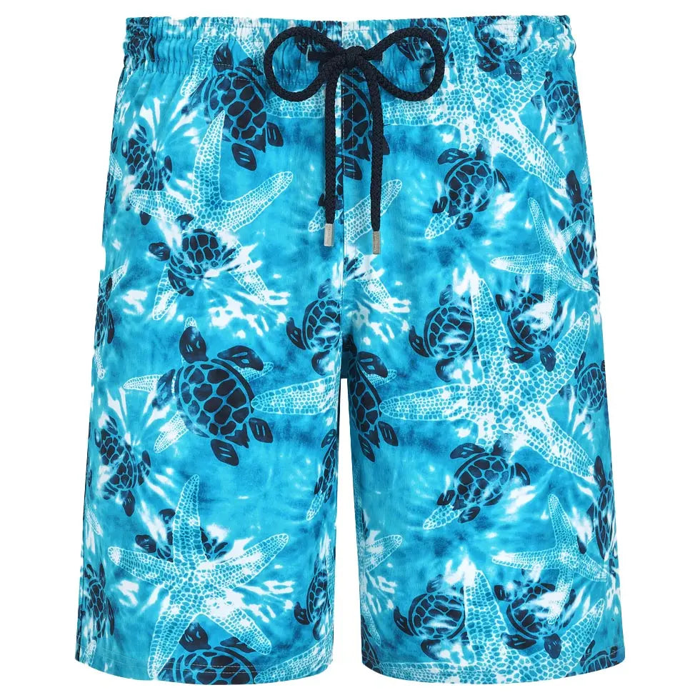 Starlettes and Turtle Tie Dye Orkorise Swim Shorts Robert Old Co