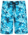 Vilebrequin - Starlettes and Turtle Tie Dye Okorise Long Swim Shorts SWIMWEAR Vilebrequin