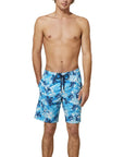 Vilebrequin - Starlettes and Turtle Tie Dye Okorise Long Swim Shorts SWIMWEAR Vilebrequin