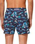 Vilebrequin - Navy ‘Hermit Crab’ Moorise Swim Trunks SWIMWEAR Vilebrequin