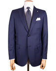 Belvest - Handcrafted Navy Wool Super 160s Suit SUITS Belvest