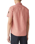 Belstaff - Scale Rust Pink Short Sleeve Shirt S/S SHIRTS Belstaff
