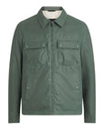 Belstaff - Tour Dark Mineral Green Overshirt BLOUSONS Belstaff