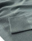 Belstaff - Mineral Green Kilmington Merino Wool Quarter Zip Sweater KNITWEAR Belstaff