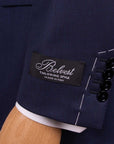 Belvest - Handcrafted Navy Wool Super 160s Suit SUITS Belvest