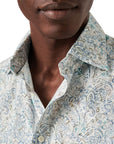 Eton - Green Paisley Cotton-TENCEL™ Contemporary Fit Shirt L/S SHIRTS Eton