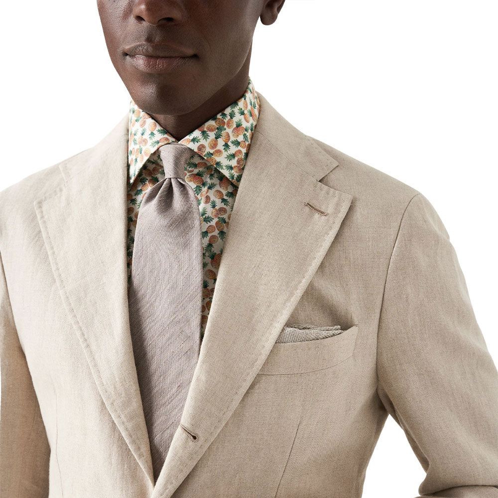 Eton - Pineapple Print Cotton-TENCEL™ Slim Fit Shirt L/S SHIRTS Eton