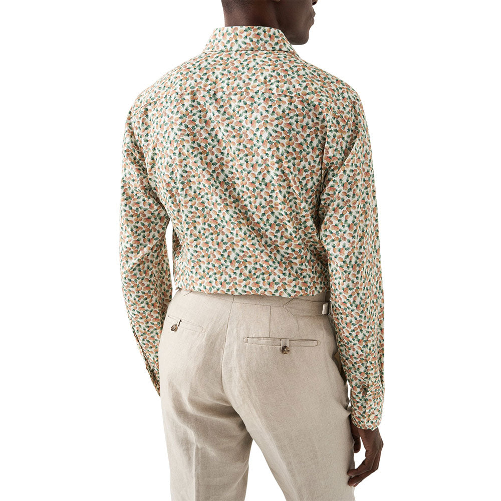 Eton - Pineapple Print Cotton-TENCEL™ Slim Fit Shirt L/S SHIRTS Eton