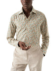 Eton - Pineapple Print Cotton-TENCEL™ Slim Fit Shirt L/S SHIRTS Eton