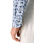 Eton - Palm Print Cotton Four-Way Stretch Shirt L/S SHIRTS Eton