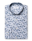 Eton - Palm Print Cotton Four-Way Stretch Shirt L/S SHIRTS Eton