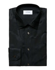 Eton - Black Floral Print Jacquard Long Sleeve Shirt L/S SHIRTS Eton