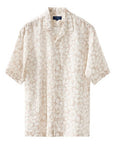 Eton - Brown Big Floral Linen Resort Shirt S/S SHIRTS Eton
