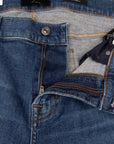 7 For All Mankind - Mid Blue Slimmy Slim Straight Stretch Tek Connected Jeans JEANS 7 For All Mankind