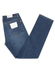 7 For All Mankind - Mid Blue Slimmy Slim Straight Stretch Tek Connected Jeans JEANS 7 For All Mankind