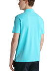Paul & Shark - Washed Turquoise Cotton Piqué Polo Shirt S/S POLOS Paul & Shark