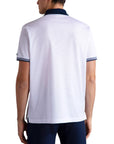Paul & Shark - White Tricolour Detail Piqué Polo S/S POLOS Paul & Shark