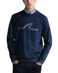 Paul & Shark - Navy Cotton Signature Sweatshirt SWEATS Paul & Shark