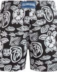 Vilebrequin - Black 'Tahiti Turtles' Moorise Swim Trunks SWIMWEAR Vilebrequin