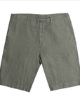 Fedeli - Khaki Green Linen Chino Shorts SHORTS FEDELI